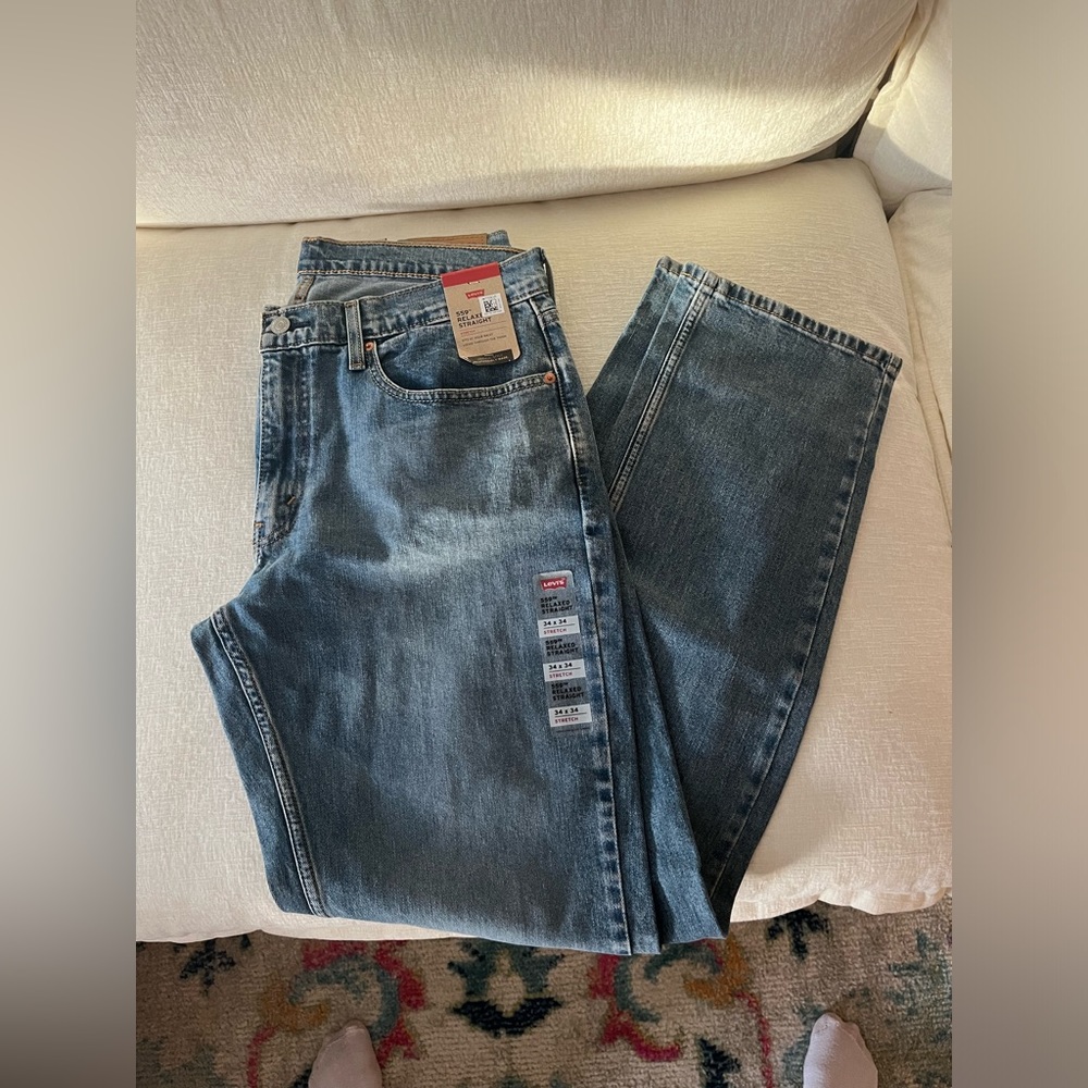 Men’s Levi Jeans : 559 Relaxed Straight Stretch